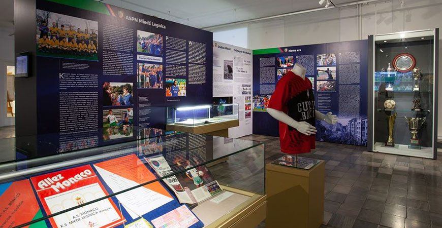 Wystawa „Hej Miedź!!! 50 lat piłkarskiej Miedzi Legnica” 