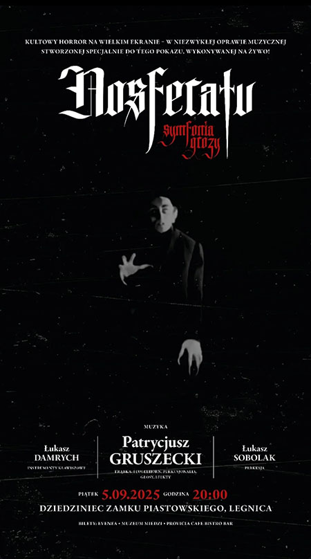 Kultowy horror, muzyka na żywo i wykład o wampirach 