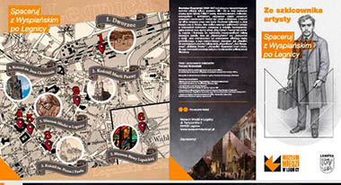 Ze szkicownika artysty. Spaceruj z Wyspiańskim po Legnicy -folder