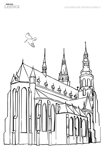 Kolorowanka - Katedra