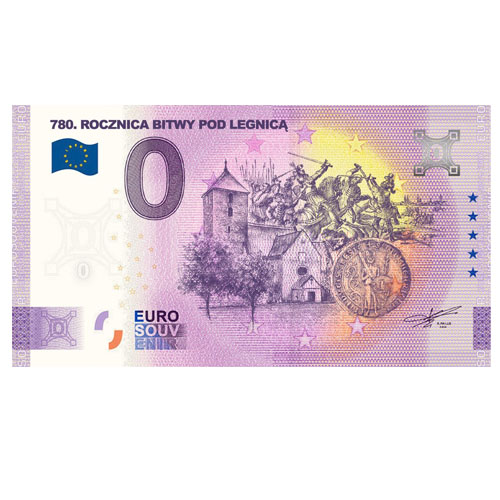 780. Rocznica Bitwy pod Legnicą - banknot