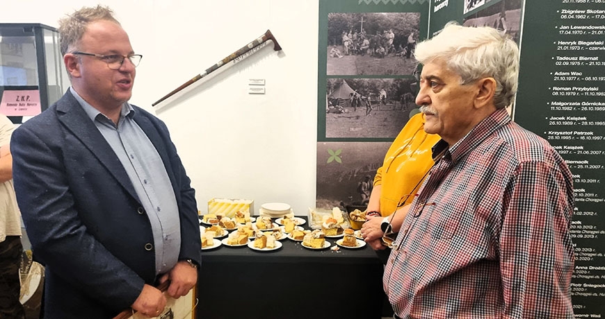 Podziękowanie za wieloletnią pracę w Muzeum Miedzi!