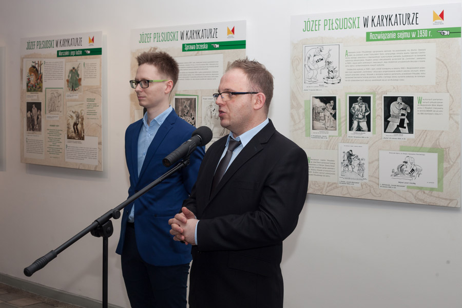 Józef Piłsudcki w karykaturze